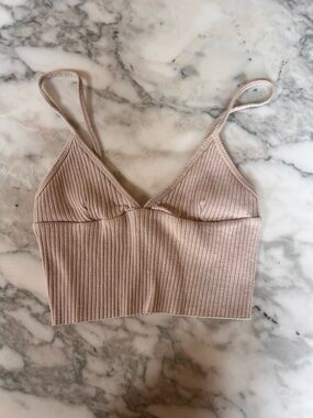 Ribbed Tank Bralette